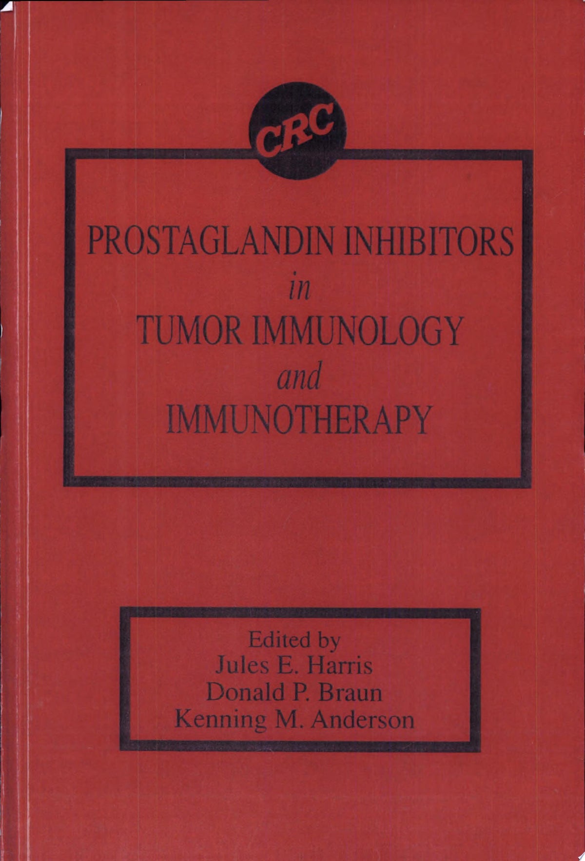 Prostaglandin Inhibitors in Tumor Immunology and Immunotherapy
