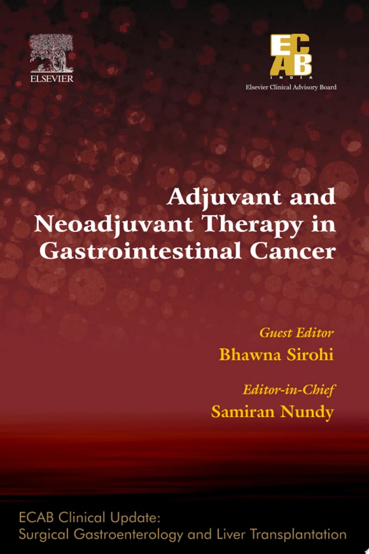 Adjuvant and Neoadjuvant Therapy in Gastrointestinal Cancer – ECAB